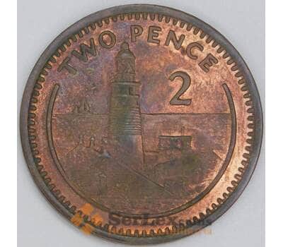 Гибралтар 2 пенса 1992 КМ21 AU арт. 54945