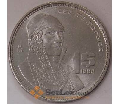 Монета Мексика 1 песо 1984 КМ496 AU Хосе Морелос  арт. 17732