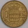 Монако монета 10 франков 1950 КМ130 XF арт. 43203
