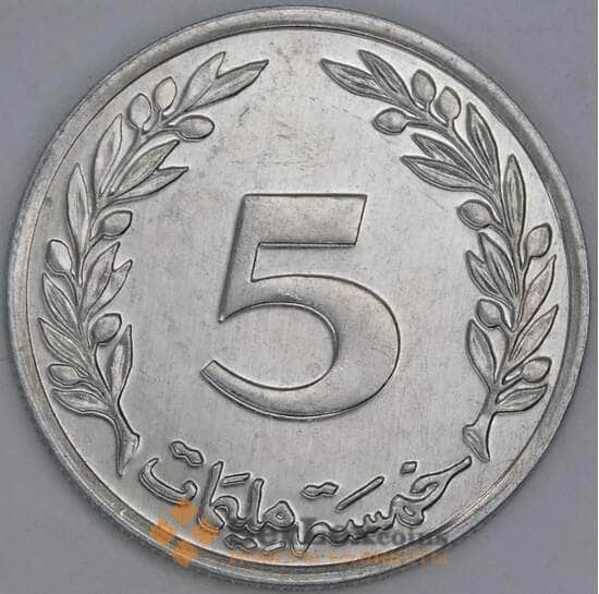 Тунис 5 миллимов 1997 КМ348 UNC арт. 55226 Тунис 5 миллимов 1997 КМ348 UNC арт. 55226
