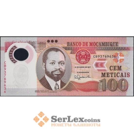 Мозамбик 100 метикал 2017 Р151 UNC арт. 22008
