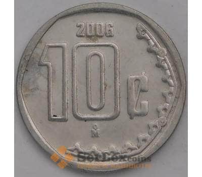Монета Мексика 10 сентаво 2006 КМ547 XF арт. 39087