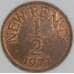 Монета Гернси 1/2 пенни 1971 КМ20 aUNC арт. 39253