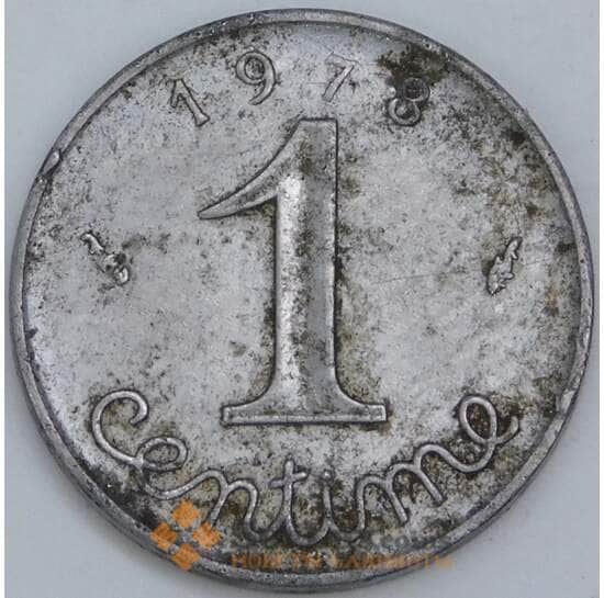Франция 1 сантим 1978 КМ928  арт. 57398