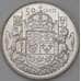 Монета Канада 50 центов 1950 КМ36 Серебро арт. 30736