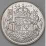 Канада 50 центов 1950 КМ36 Серебро арт. 30736