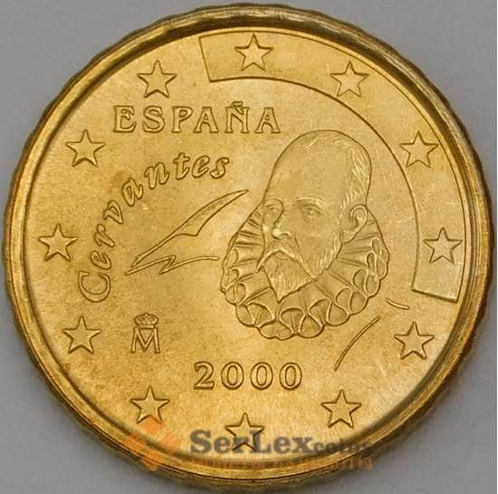 Испания 10 евроцентов 2000 BU наборная арт. 28820