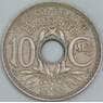 Франция 10 сантимов 1922 КМ866a AU арт. 57040