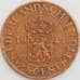 Монета Нидерландская Восточная Индия 2 1/2 цента 1945 КМ316 XF (j05.19) арт. 21880