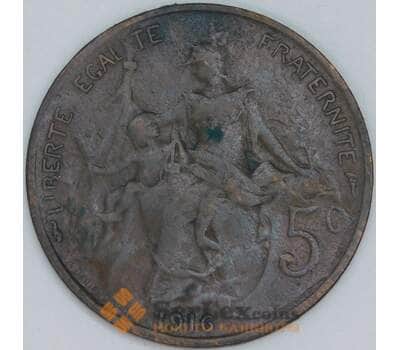 Франция 5 сантимов 1916 КМ842 VF арт. 57008