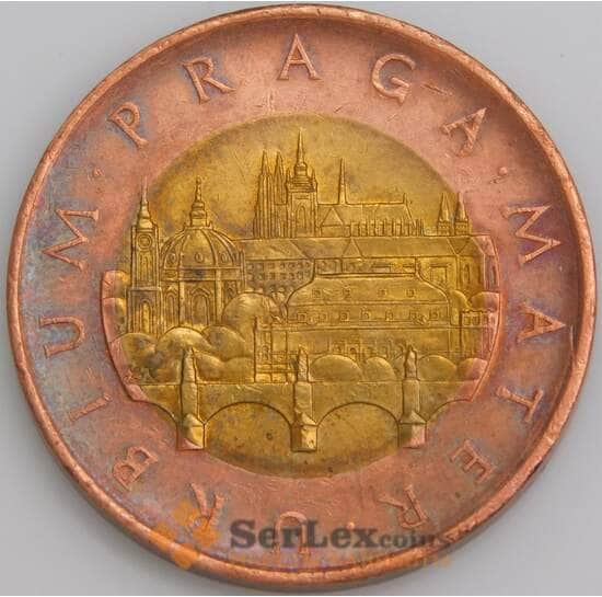 Чехия монета 50 крон 1993-2024 КМ1 AU арт. 28717
