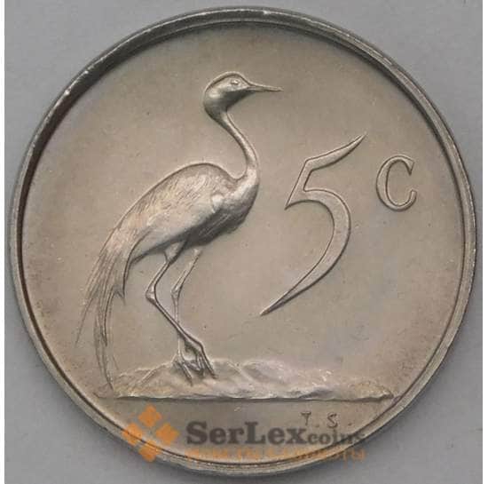 Южная Африка ЮАР 5 центов 1965 КМ67.1 UNC арт. 25060