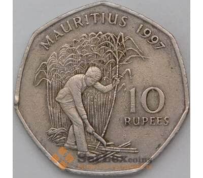 Монета Маврикий 10 рупий 1997 КМ61 VF арт. 28725