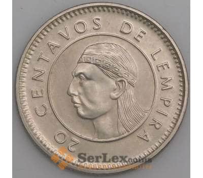 Монета Гондурас 20 сентаво 1999 КМ83а.2 UNC  арт. 21308
