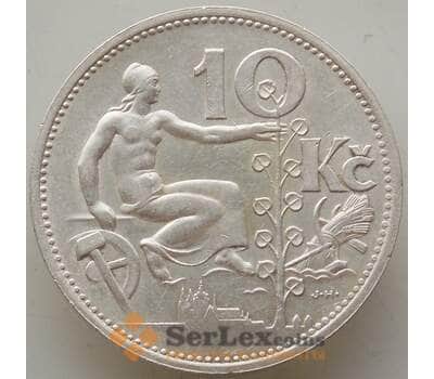 Монета Чехословакия 10 крон 1931 КМ15 AU Серебро арт. 13100