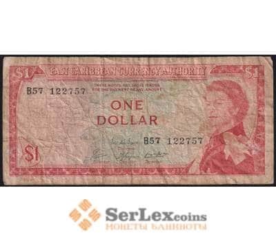 Восточные Карибы 1 доллар ND (1965) КМ13 G арт. 48236