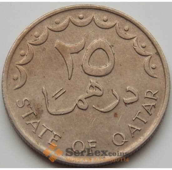 Катар 25 дирхам 1976 КМ4 VF арт. 8007
