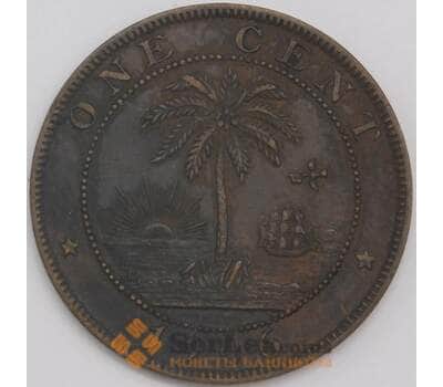 Либерия монета 1 цент 1906 КМ5 XF арт. 42711