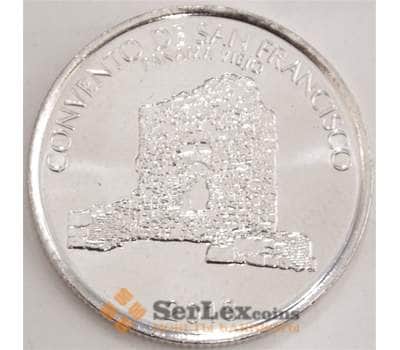 Монета Панама 1/2 бальбоа 2018 UNC Монастырь Сан-Франциско арт. 13076
