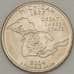 Монета США 25 центов 2004 D КМ355 UNC Мичиган (J05.19) арт. 17799