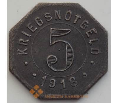 Германия нотгельд 5 пфеннигов 1918 XF Крайльсхайм арт. 12916