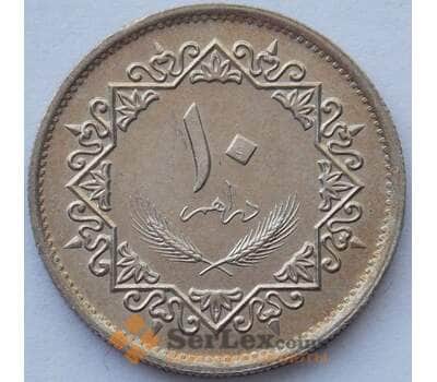 Монета Ливия 10 дирхам 1979 КМ20 UNC (J05.19) арт. 15525