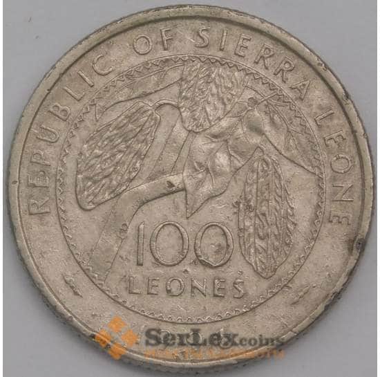 Сьерра-Леоне монета 100 леоне 1996 КМ46 F арт. 43073