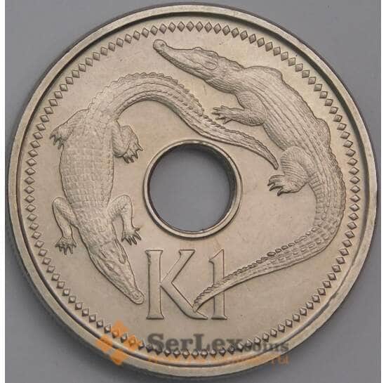 Папуа-Новая Гвинея монета 1 кина 2005 КМ6b UNC арт. 42402