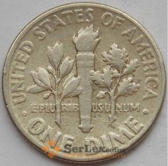 США дайм 10 центов 1952 КМ195 VF арт. 12824
