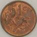 Монета Южная Африка ЮАР 1 цент 1976 КМ91 AU Фуше (J05.19) арт. 18247