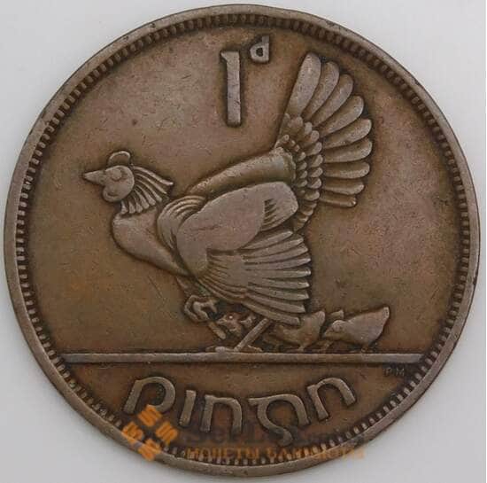 Ирландия монета 1 пенни 1940 КМ11 VF арт. 45082