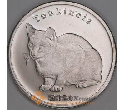 Строма 1 фунт 2021 UNC Тонкинская Кошка  арт. 53056