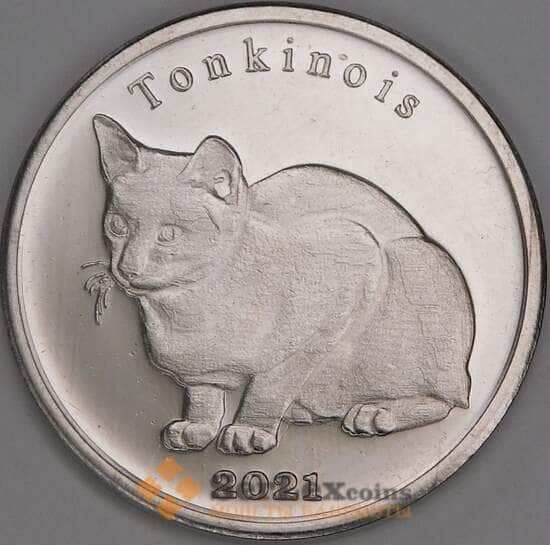 Строма 1 фунт 2021 UNC Тонкинская Кошка  арт. 53056