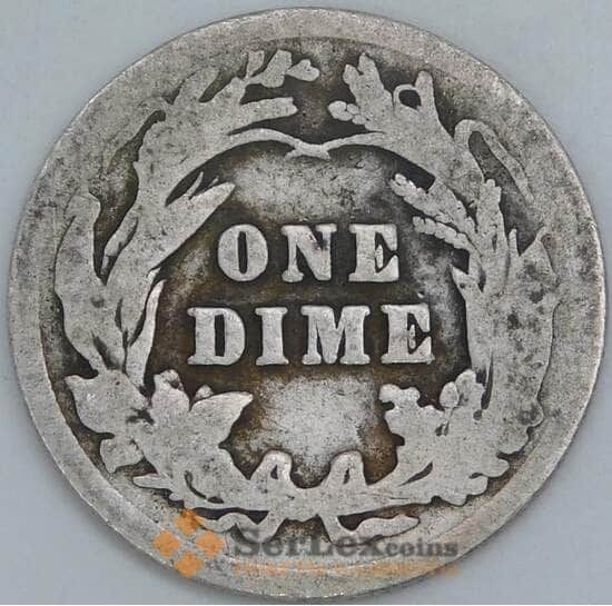 США дайм 10 центов 1916 КМ113 VG арт. 56851