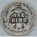 США дайм 10 центов 1916 КМ113 VG арт. 56851