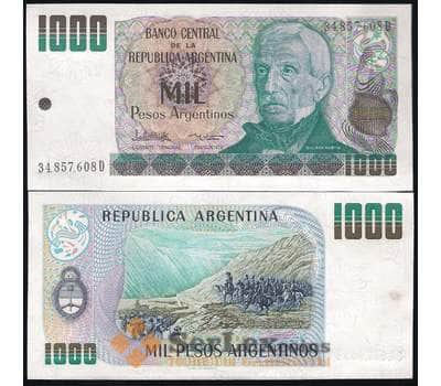 Банкнота Аргентина 1000 Песо 1984-85 Р317 UNC арт. В00425