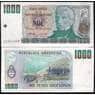 Аргентина банкнота 1000 песо 1984-1985 Р317 UNC арт. В00425