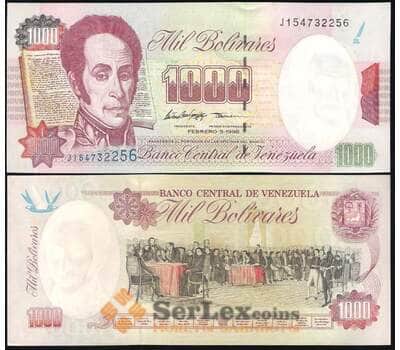 Банкнота Венесуэла 1000 Боливар 1998 UNC №76 арт. В00422