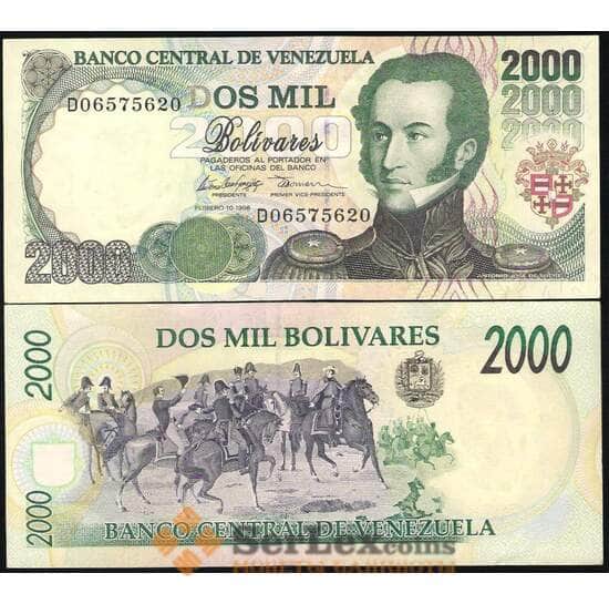 Венесуэла 2000 Боливар 1998 UNC №77 арт. В00418