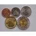 Монета Египет Набор 5 пиастров - 1 фунт 2008-10 UNC (5шт) арт. С01802