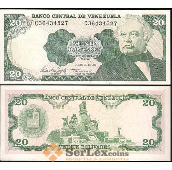 Венесуэла 20 Боливар 1995 UNC №63 арт. В00449