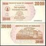 Зимбабве 200 000 Долларов 2007 Р49 UNC арт. В00464