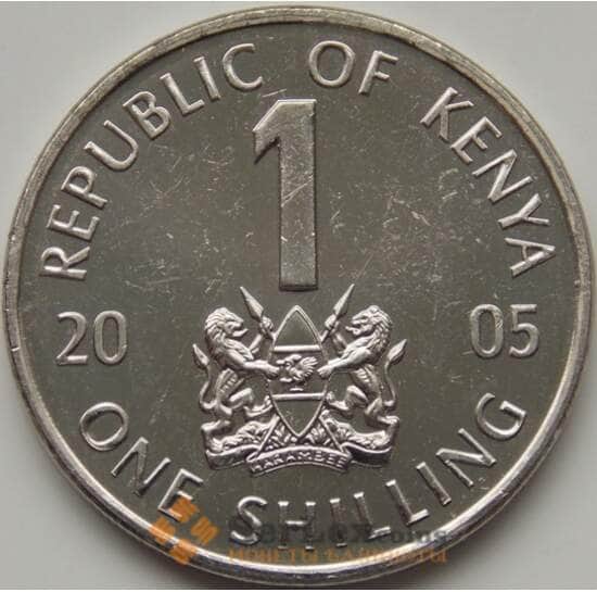 Кения 1 шиллинг 2005-2010 КМ34 UNC арт. С01811