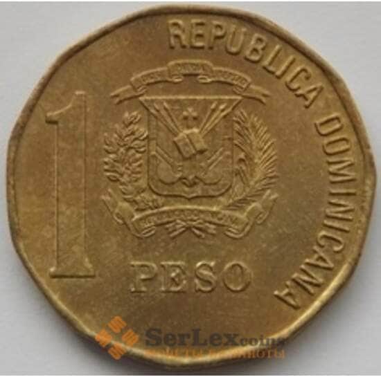 Доминиканская республика 1 песо 2002 КМ80.2 арт. С01812