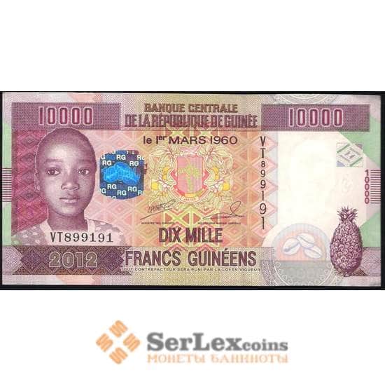 Гвинея 10000 франков 2014 UNC арт. В00467
