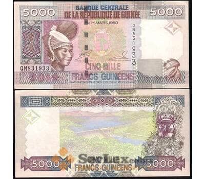 Банкнота Гвинея 5000 франков 2012 UNC арт. В00468