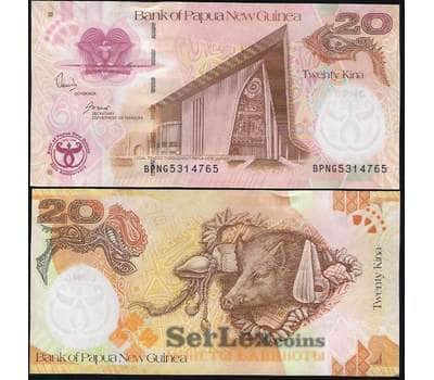 Банкнота  Папуа-Новая Гвинея 20 кина 2008 P35 UNC арт. В00474