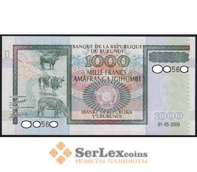 Банкнота Бурунди 1000 франков 2009 Р46 UNC  арт. В00431