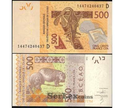 Банкнота Западная Африка Мали 500 Франков 2012 D UNC арт. В00435