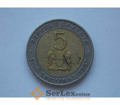 Монета Кения 5 шиллингов 1997 VF КМ30 арт. С01847